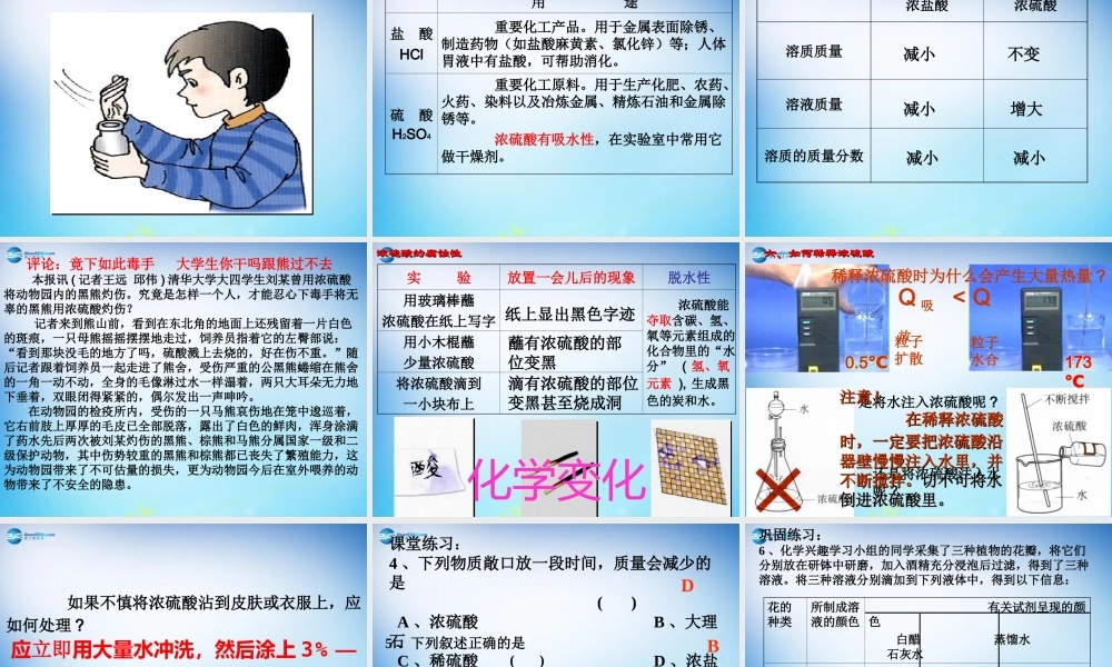 人教初中化学九下《10课题1常见的酸和碱》PPT课件 (18).ppt