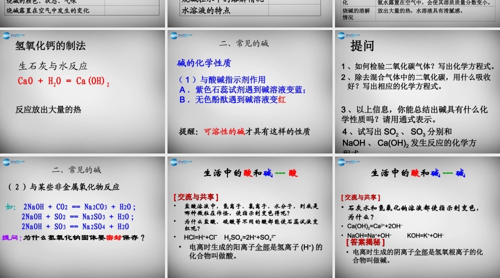 人教初中化学九下《10课题1常见的酸和碱》PPT课件 (23).ppt