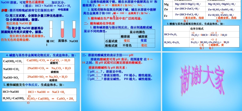人教初中化学九下《10课题2酸和碱的中和反应》PPT课件 (9).ppt