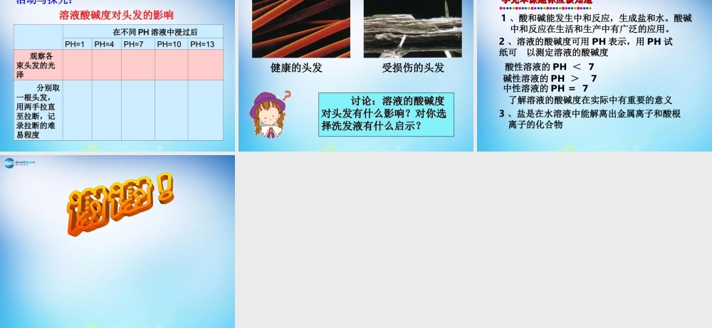 人教初中化学九下《10课题2酸和碱的中和反应》PPT课件 (15).ppt