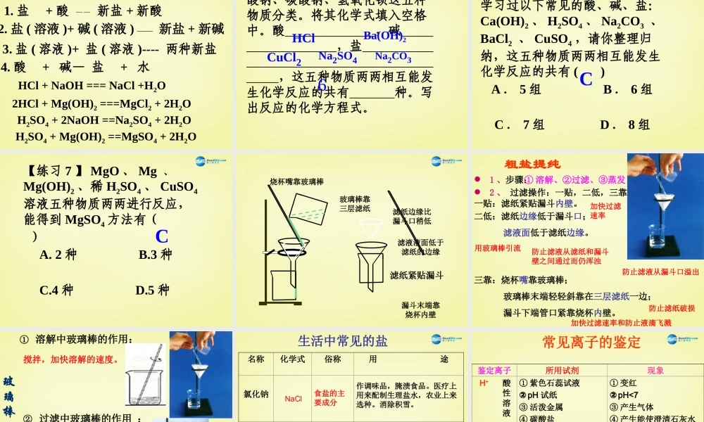 人教初中化学九下《11第十一单元盐化肥》PPT课件 (4).ppt