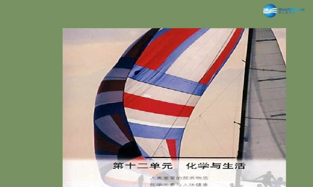 人教初中化学九下《12第十二单元化学与生活》PPT课件 (2).ppt