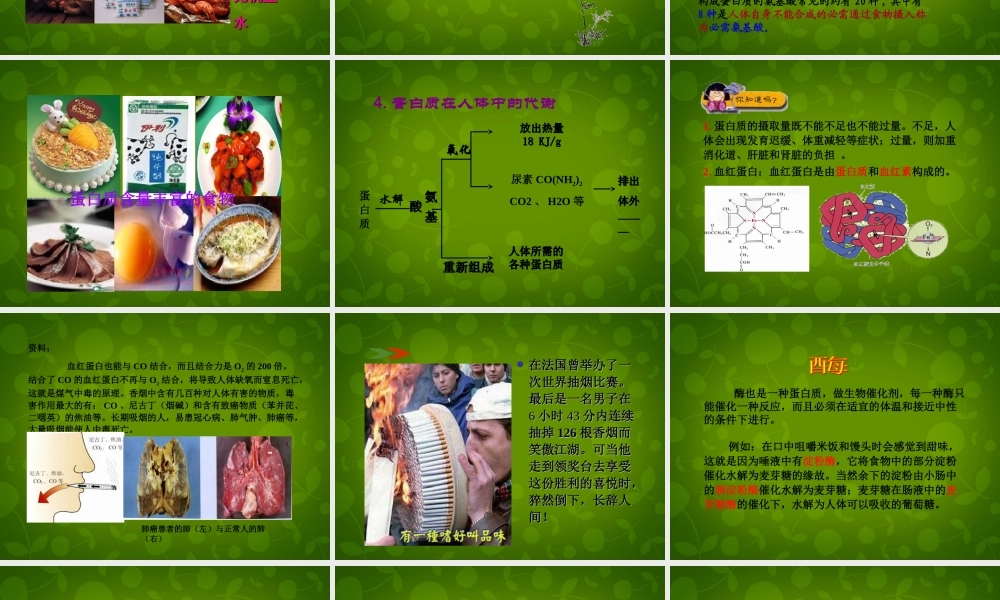 人教初中化学九下《12课题1人类重要的营养物质》PPT课件 (11).ppt