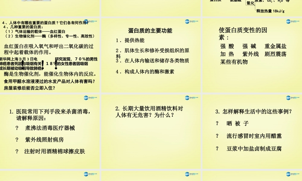 人教初中化学九下《12课题1人类重要的营养物质》PPT课件 (13).ppt