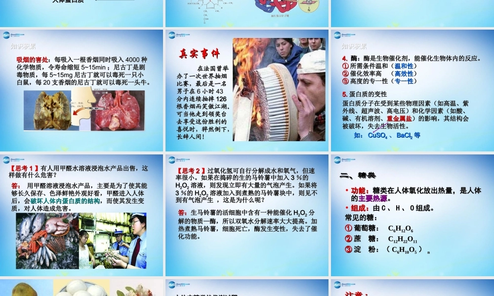 人教初中化学九下《12课题1人类重要的营养物质》PPT课件 (18).ppt