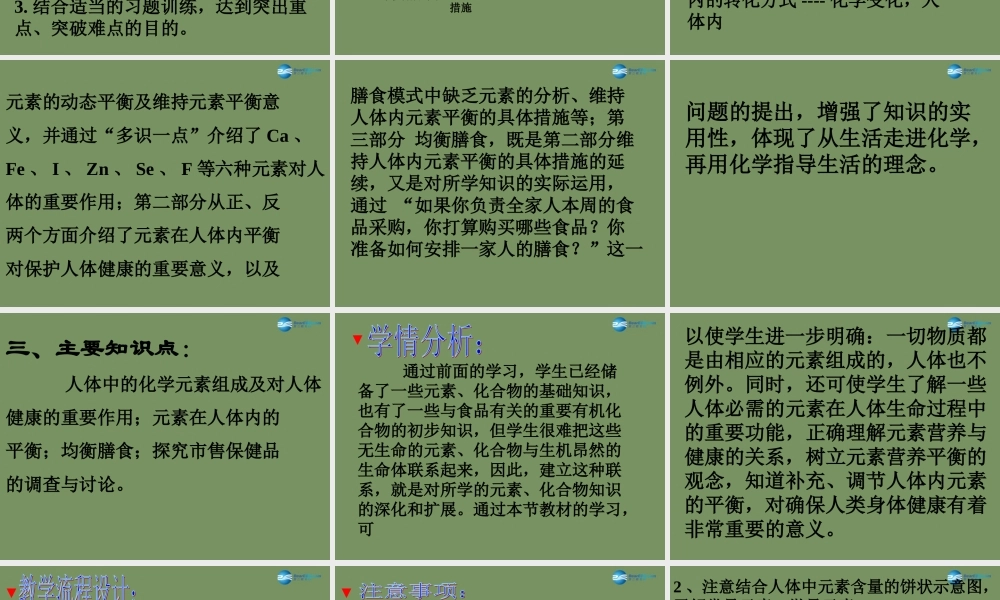 人教初中化学九下《12课题2化学元素与人体健康》PPT课件 (2).ppt