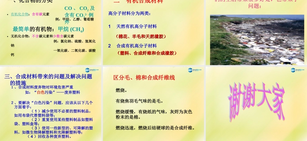 人教初中化学九下《12课题3有机合成材料》PPT课件 (5).ppt