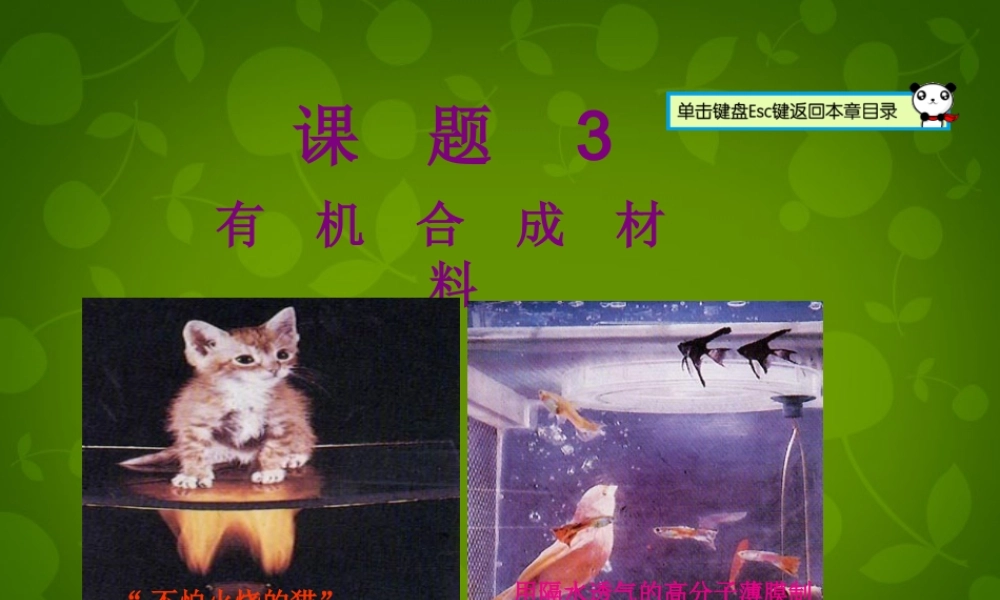 人教初中化学九下《12课题3有机合成材料》PPT课件 (10).ppt