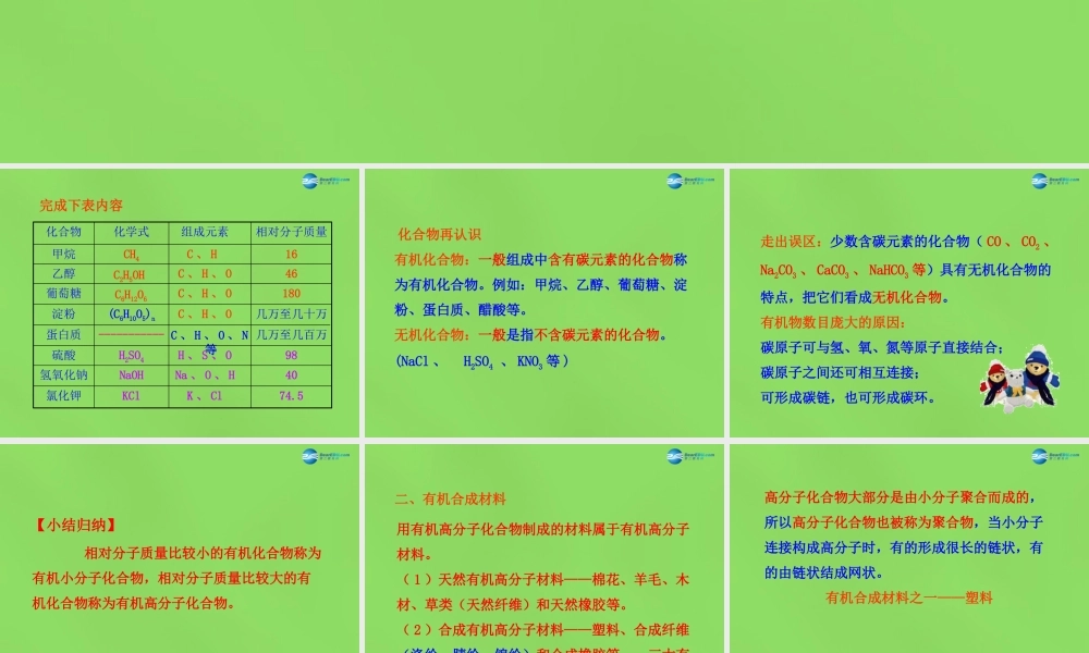 人教初中化学九下《12课题3有机合成材料》PPT课件 (18).ppt
