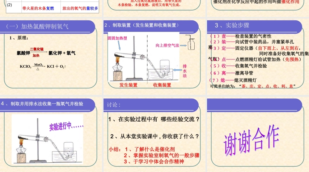 人教五四制初中化学八上《2课题3 制取氧气》PPT课件 (2).ppt