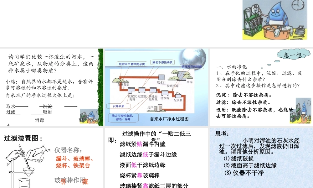 人教五四制初中化学八上《4课题2 水的净化》PPT课件 (2).ppt
