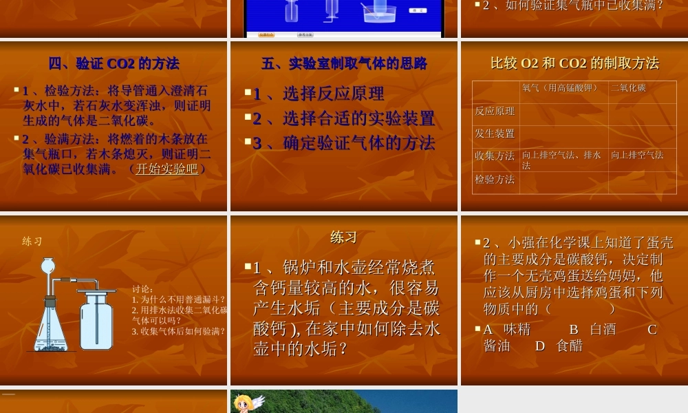 人教五四制初中化学八下《7课题2 二氧化碳制取的探究》PPT课件 (20).ppt