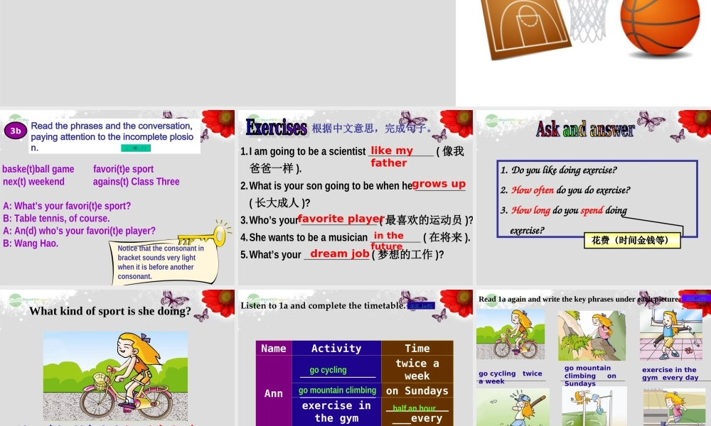 仁爱初中英语八上《Unit 1Topic 1 I'm going to play basketball.》PPT课件C (3).ppt