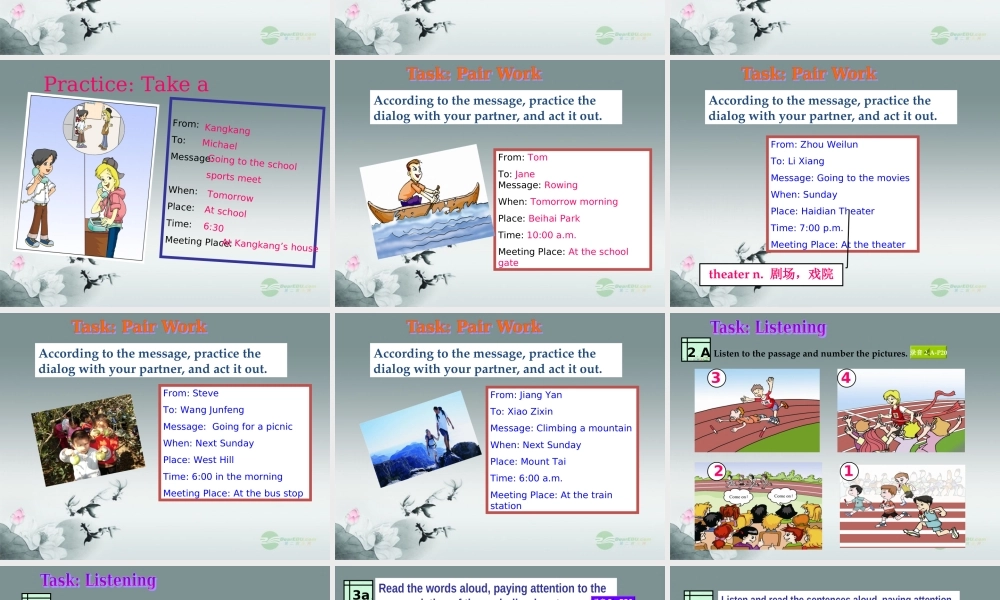 仁爱初中英语八上《Unit 1Topic 3 The school sports meet is coming.》PPT课件B (2).ppt