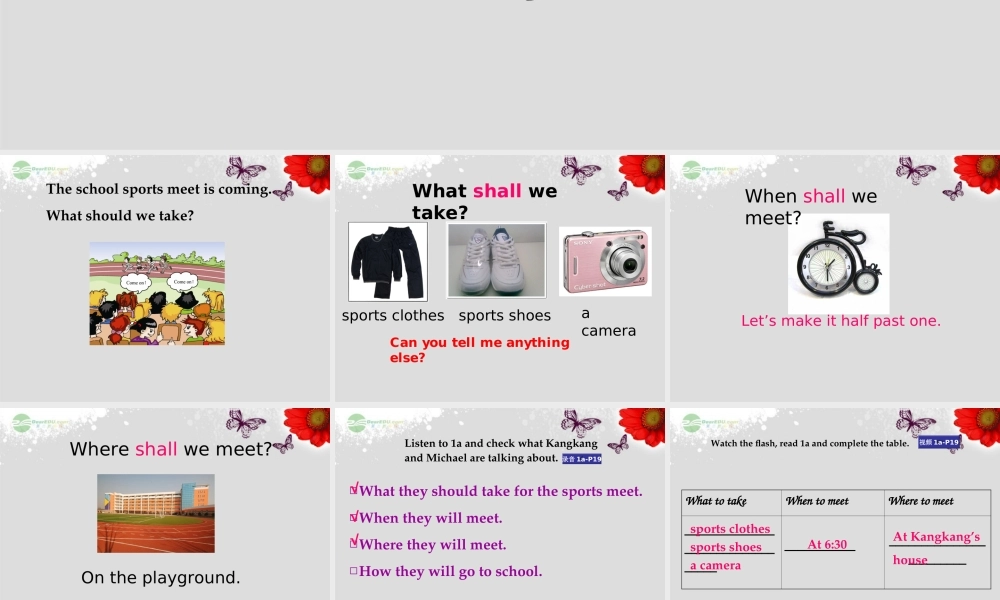 仁爱初中英语八上《Unit 1Topic 3 The school sports meet is coming.》PPT课件B (3).ppt