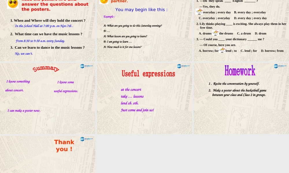 仁爱初中英语八上《Unit 3Topic 2 What sweet music!》PPT课件A (1).ppt