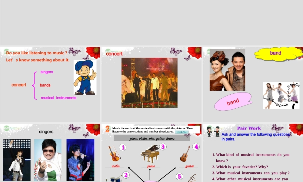 仁爱初中英语八上《Unit 3Topic 2 What sweet music!》PPT课件A (2).ppt