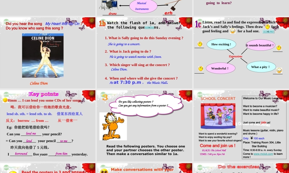 仁爱初中英语八上《Unit 3Topic 2 What sweet music!》PPT课件A (2).ppt