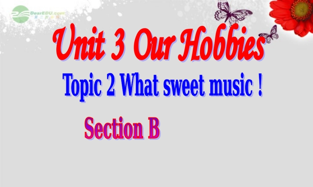 仁爱初中英语八上《Unit 3Topic 2 What sweet music!》PPT课件B (2).ppt