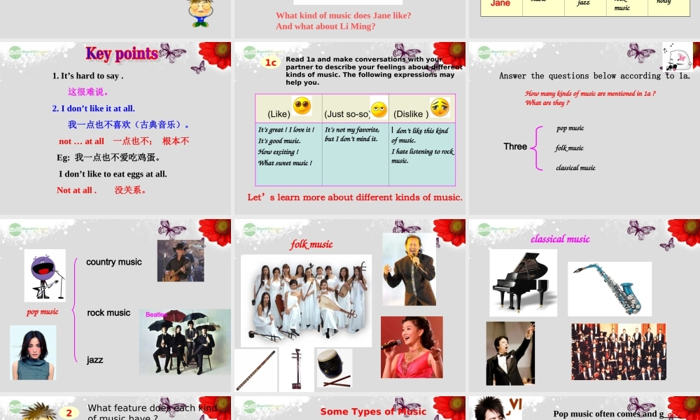 仁爱初中英语八上《Unit 3Topic 2 What sweet music!》PPT课件B (2).ppt