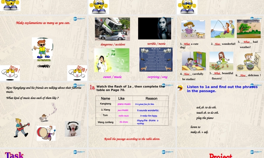 仁爱初中英语八上《Unit 3Topic 2 What sweet music!》PPT课件D (1).ppt