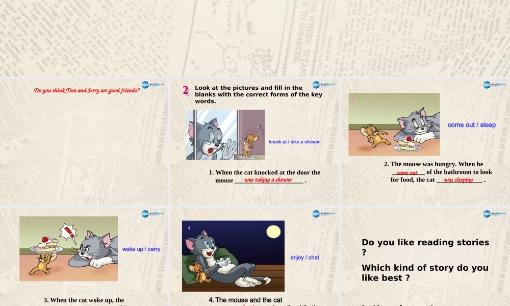 仁爱初中英语八上《Unit 3Topic 3 What were you doing at this time yesterday》PPT课件C (1).ppt