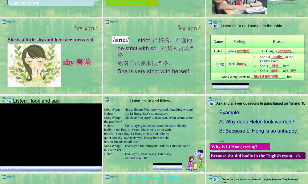 仁爱初中英语八下《Unit 5Topic 2 I’m feeling better now.》PPT课件A (1).ppt