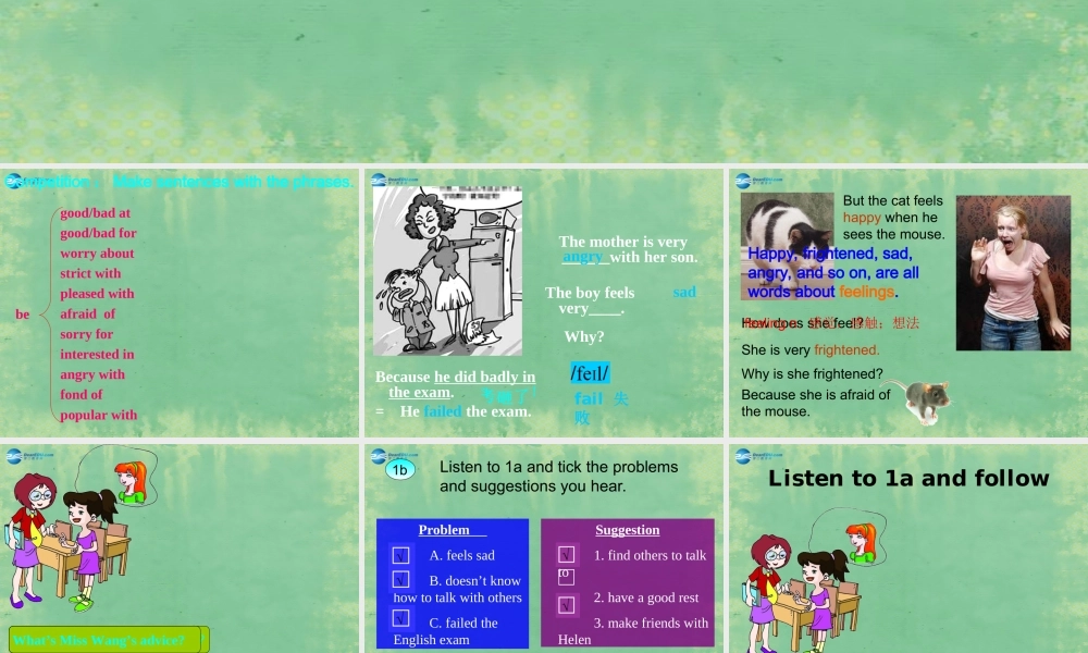 仁爱初中英语八下《Unit 5Topic 2 I’m feeling better now.》PPT课件B (2).ppt