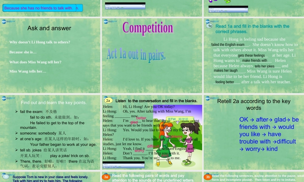 仁爱初中英语八下《Unit 5Topic 2 I’m feeling better now.》PPT课件B (2).ppt