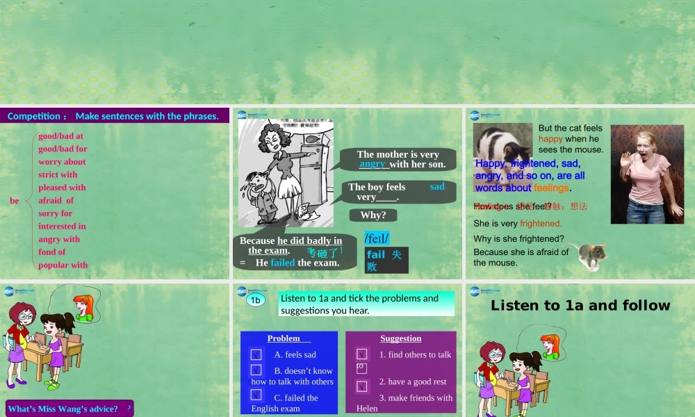 仁爱初中英语八下《Unit 5Topic 2 I’m feeling better now.》PPT课件B (1).ppt