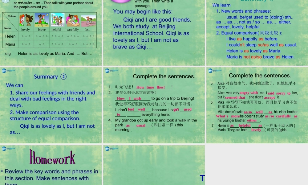 仁爱初中英语八下《Unit 5Topic 2 I’m feeling better now.》PPT课件C (1).ppt