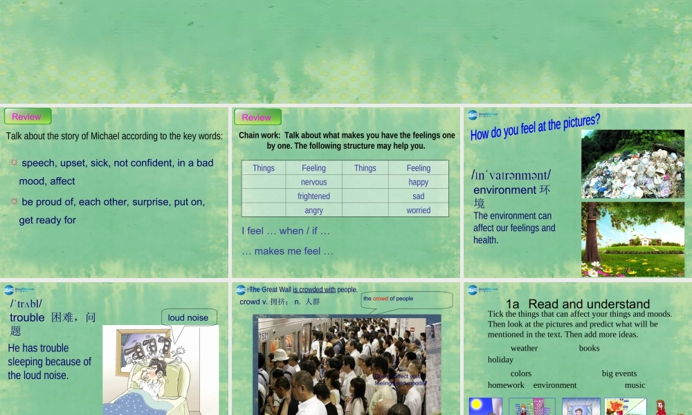 仁爱初中英语八下《Unit 5Topic 3 Many things can affect our feelings.》PPT课件C.ppt