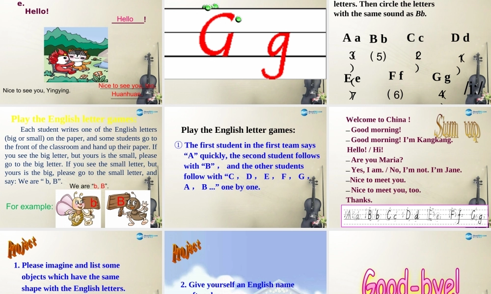 仁爱初中英语七上《Unit 1Topic 1 Welcome to China!》PPT课件.ppt