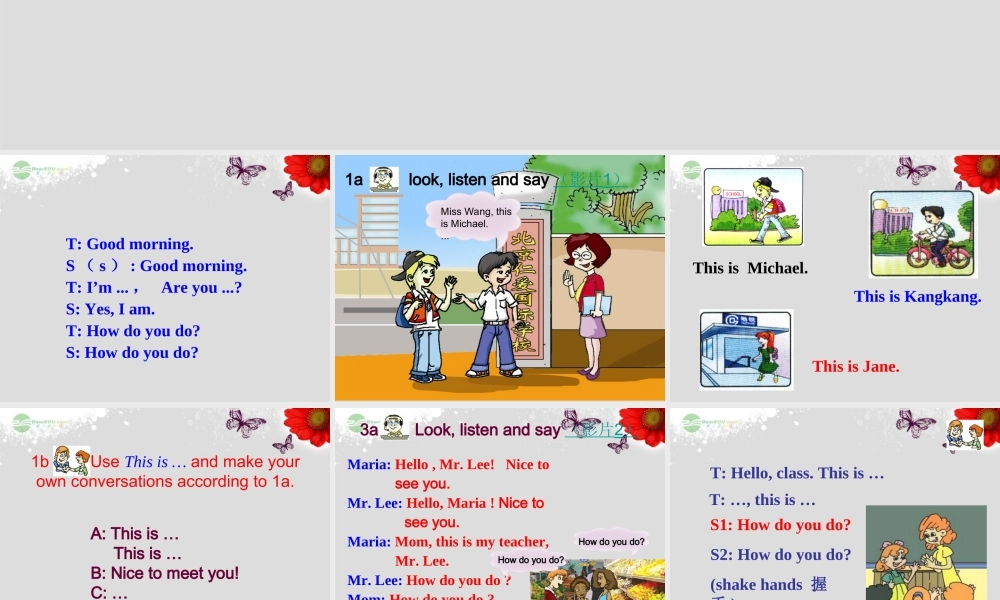 仁爱初中英语七上《Unit 1Topic 1 Welcome to China!B》PPT课件 (1).ppt