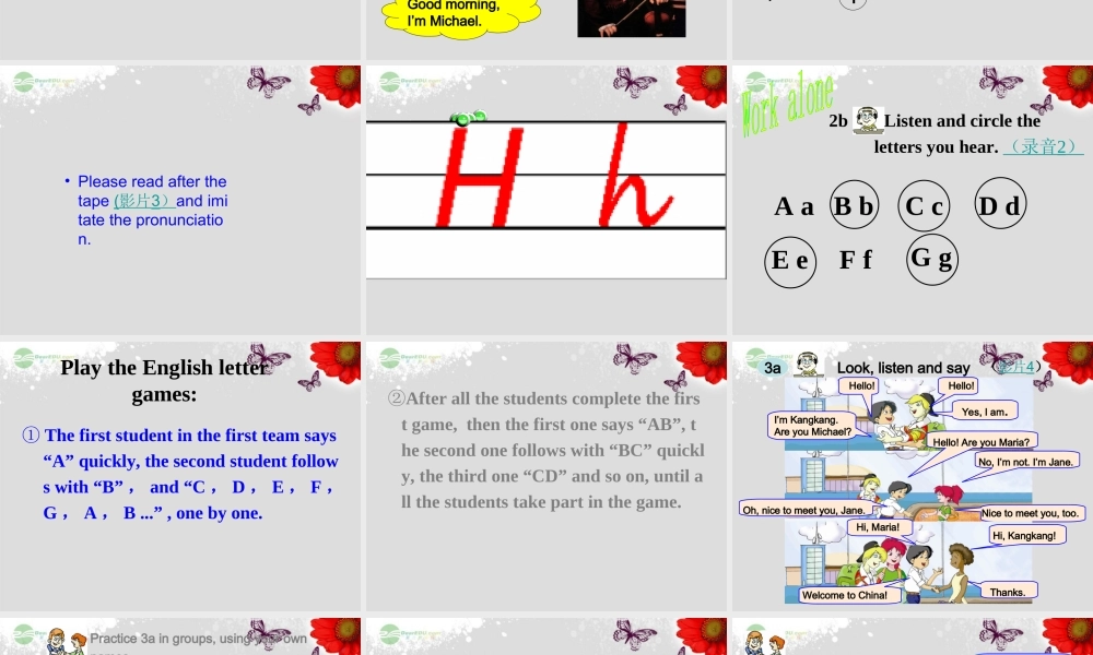 仁爱初中英语七上《Unit 1Topic 1 Welcome to China!A》PPT课件 (2).ppt