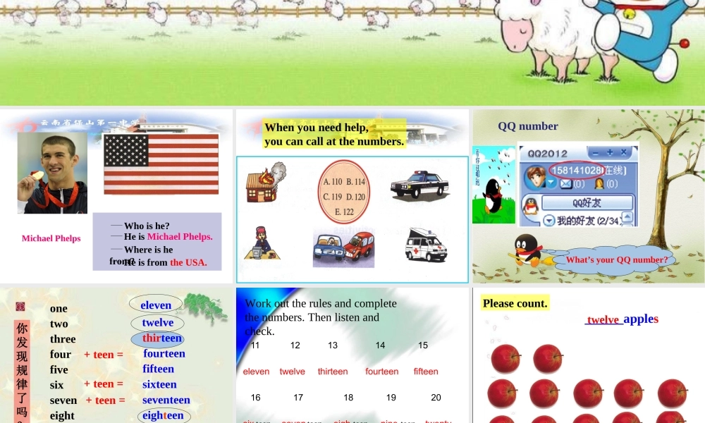 仁爱初中英语七上《Unit 1Topic 3 How old are youA》PPT课件.ppt