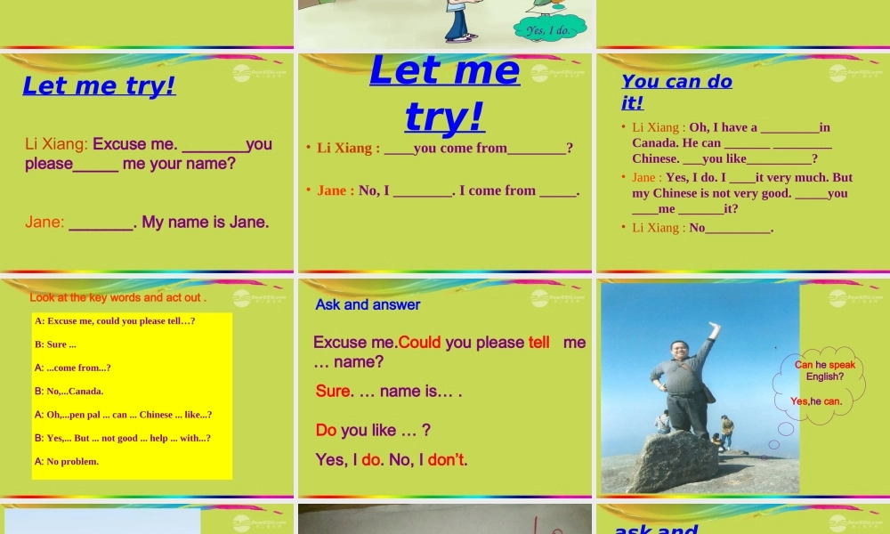 仁爱初中英语七上《Unit 3Topic 1 Does he speak ChineseA》PPT课件 (1).ppt