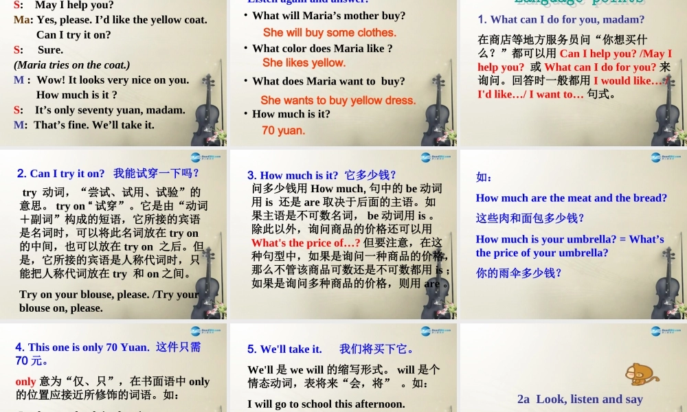仁爱初中英语七上《Unit 4Topic 1 What can I do for youA》PPT课件 (3).ppt