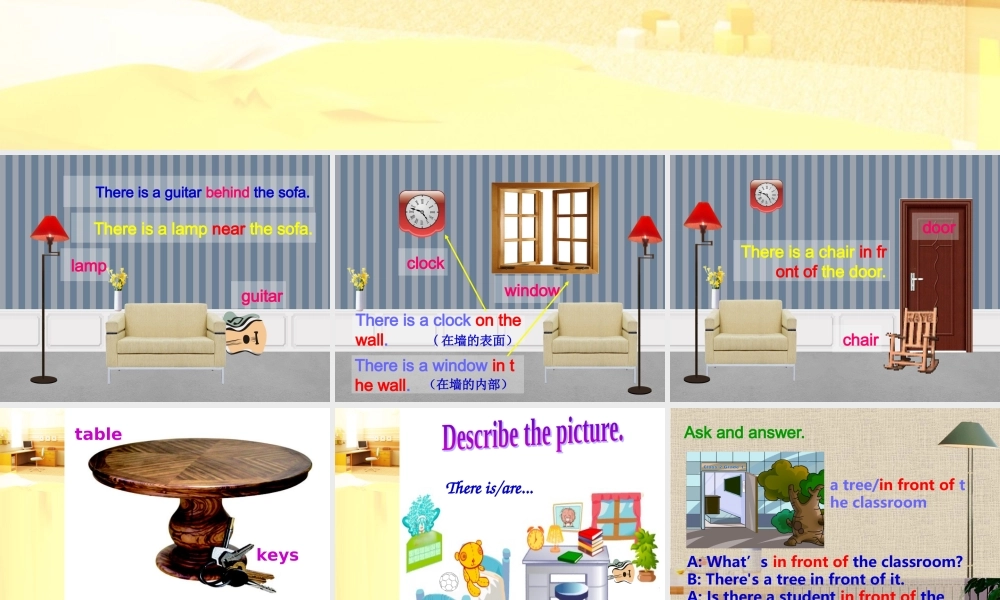 仁爱初中英语七下《Unit 6Topic 1 Is there a computer in your studyB》PPT课件.ppt