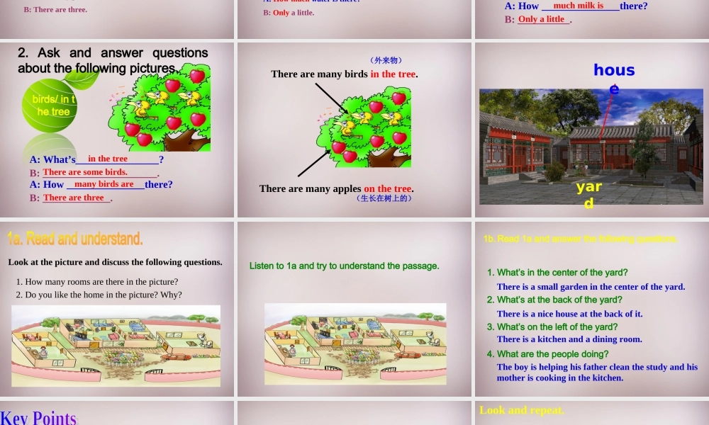 仁爱初中英语七下《Unit 6Topic 1 Is there a computer in your studyC》PPT课件.ppt
