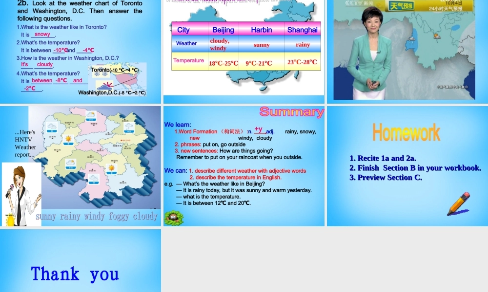 仁爱初中英语七下《Unit 8Topic 1 How is the weather in winter》PPT课件.ppt