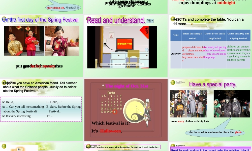 仁爱初中英语七下《Unit 8Topic 3 Let’s celebrate!C》PPT课件.ppt