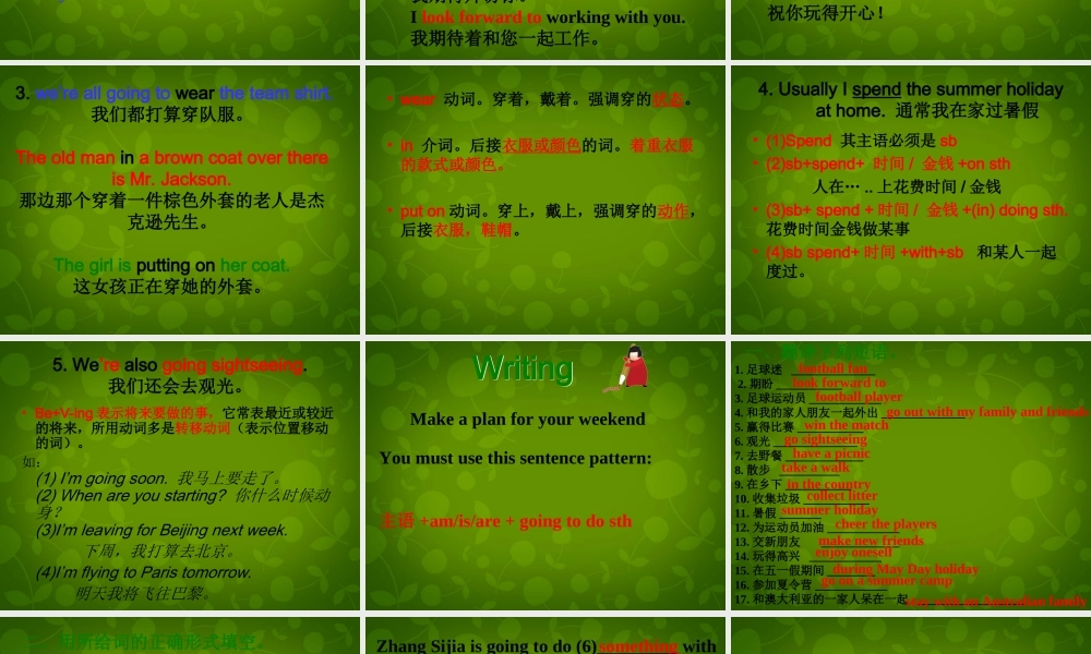 山东省茌平县洪屯镇中学七年级英语下册 Moudle 3 Unit 2 We're going to cheer the players课件 .ppt