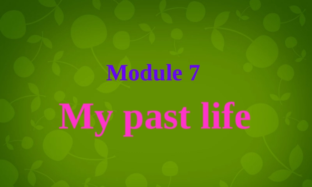 山东省茌平县洪屯镇中学七年级英语下册 Moudle 7 Unit 3 Language in use课件 .ppt