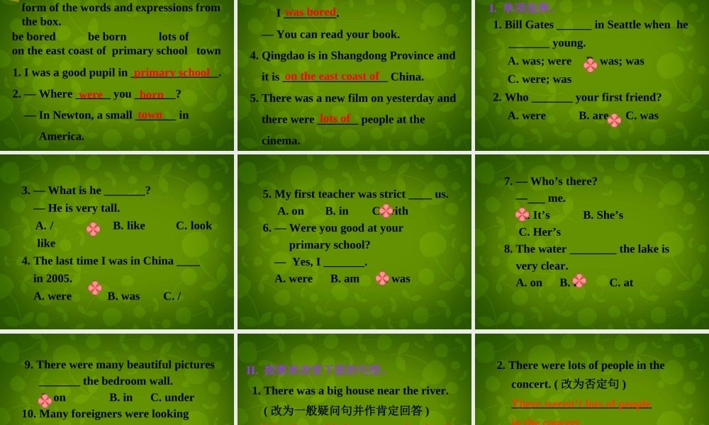 山东省茌平县洪屯镇中学七年级英语下册 Moudle 7 Unit 3 Language in use课件 .ppt
