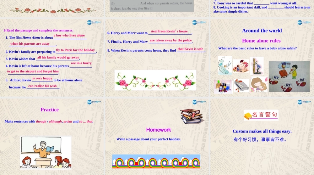 山东省高密市立新中学九年级英语上册 Module 4 Unit 3 Language in use课件.ppt