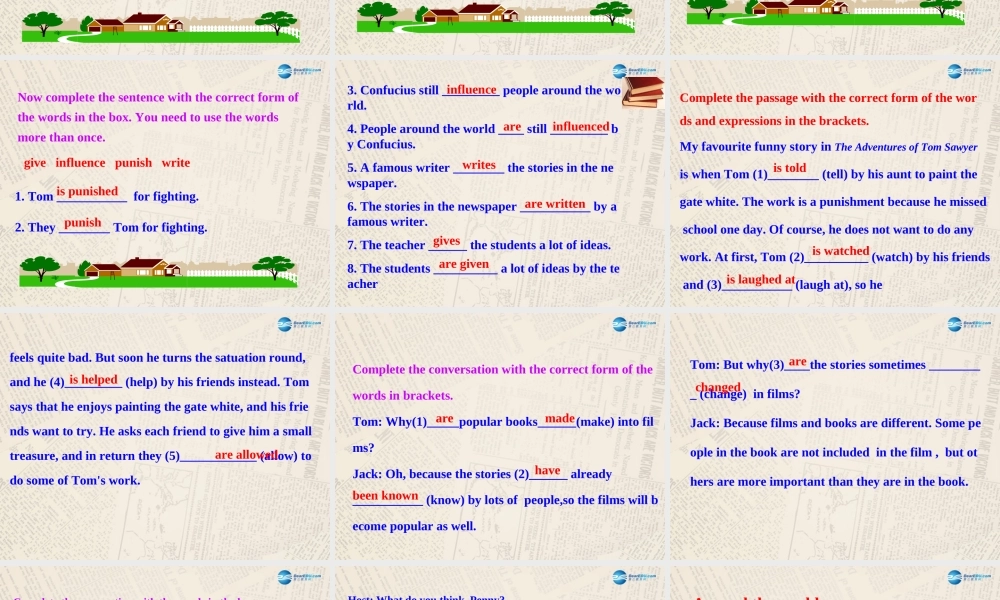 山东省高密市立新中学九年级英语上册 Module 7 Unit 3 Language in use课件.ppt