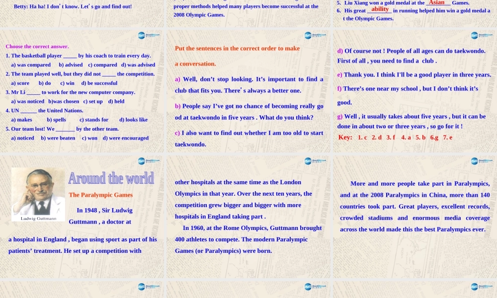 山东省高密市立新中学九年级英语上册 Module 8 Unit 3 Language in use课件.ppt