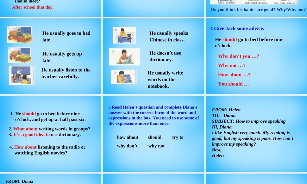 山东省寿光市实验中学八年级英语上册 Module 1 Unit 3 Language in use课件2 .ppt