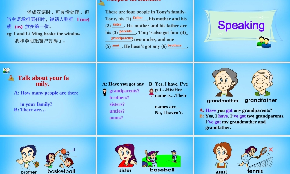 山东省寿光市实验中学七年级英语上册 Module 2 My family Unit 1 Is this your mum课件 （新版）外研版.ppt